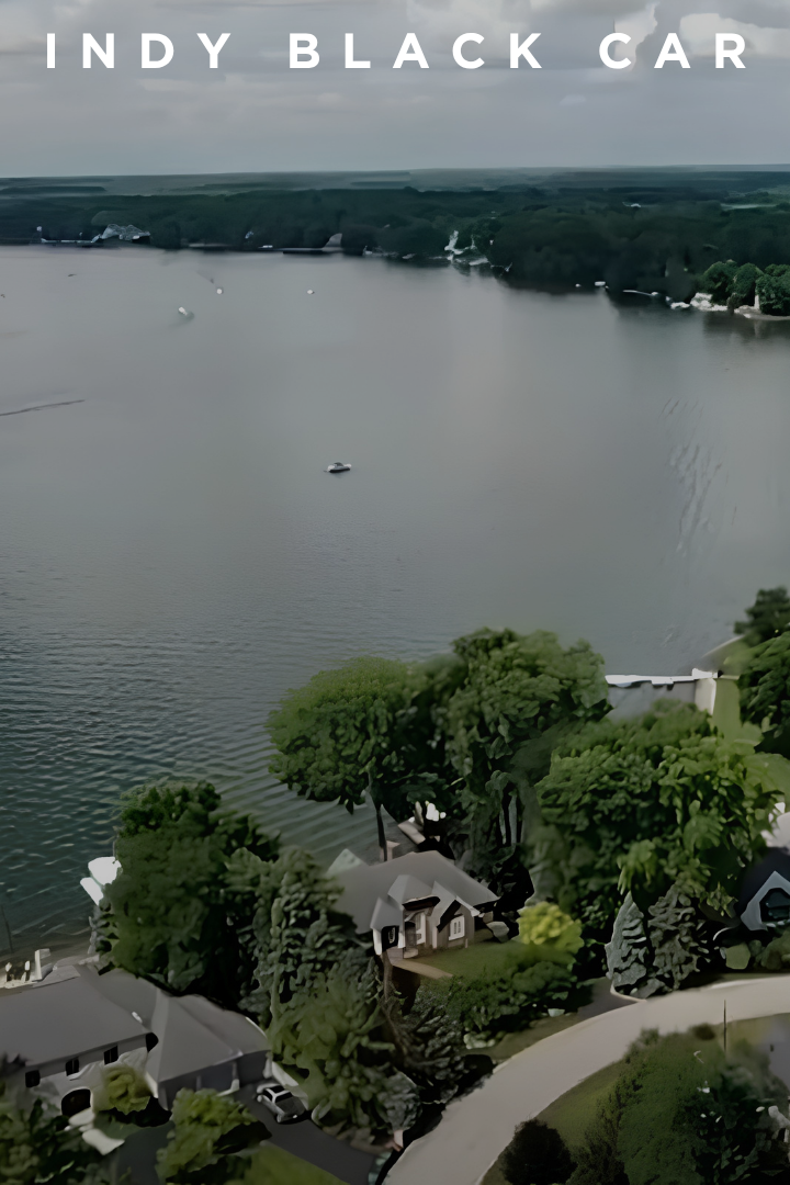luxury black car service in Geist
